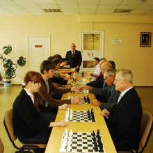 18 березня 2015 р. у НФаУ відбувся командний шаховий турнір між викладачами та студентами, організований кафедрою фізичного виховання та здоров'я 8