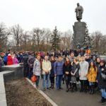 09 березня 2019 р. викладачі та студенти НФаУ взяли участь в урочистому заході покладання квітів до пам'ятнику Т.Г Шевченко