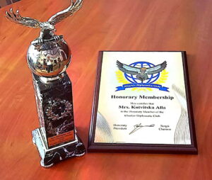 24 травня 2021 р. ректор НФаУ Алла Котвіцька отримала звання почесного члена Харківського Дипломатичного клубу