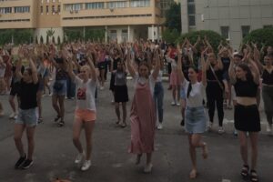 23 червня 2021 р. у НФаУ відбувся флешмоб до Дня молоді в Україні