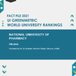 У 2021 році НФаУ вперше представлено у рейтингу UI GreenMetric World University Rankings 2021