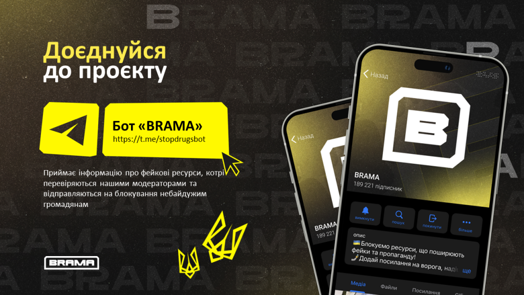 БРАМА - це синергія громадян, приватного та державного секторів у протидії дезінформації та незаконному контенту в інформаційному просторі