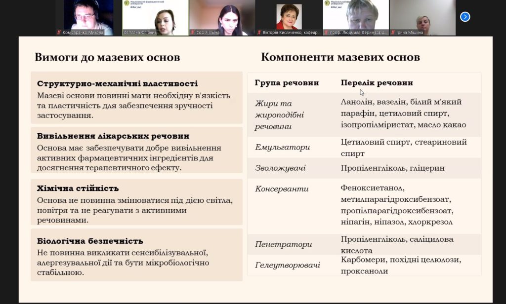 16 травня 2025 року в Національному фармацевтичному університеті відбувся науково-практичний семінар до Дня науки в Україні «Сучасні досягнення фармацевтичної та медичної науки»